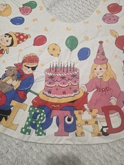 Happy BIRTHDAY High Chair Wrap 40 X 18