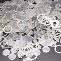 160 PCS Silver I DO Table Scatter Bridal Shower Engagement Wedding Confetti