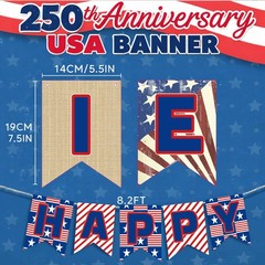 250th Anniversary Decorations 250 Year Anniversary Banner for Memorial Day| …