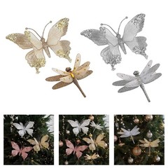 Hanging Butterfly Dragonflies Decorations Indoor Outdoor Christmas Party