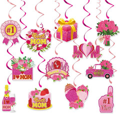 26Pcs Mother’S Day Decorations, Mother’S Day Decor Includes Glitter Happy Mother