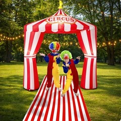 10ft Carnival Circus Tent Party Decorations, Circus Inflatables Tent Party Set
