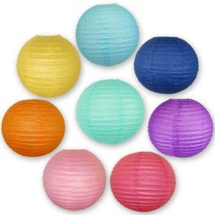 Round Paper wire Lantern Lamp chinese Wedding Birthday Party decoration balloon