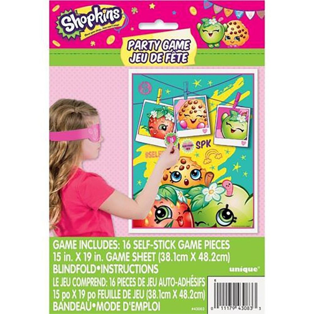 Shopkins Fun Party Game Birthday Party Supplies 16 Piece