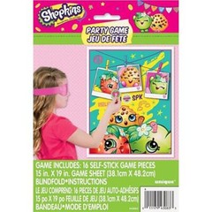 Shopkins Fun Party Game Birthday Party Supplies 16 Piece