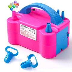 Balloon Pump Electric, Portable Automatic Dual Nozzle Inflator 110V 600W with…