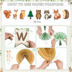 Party Tissue Pom Poms