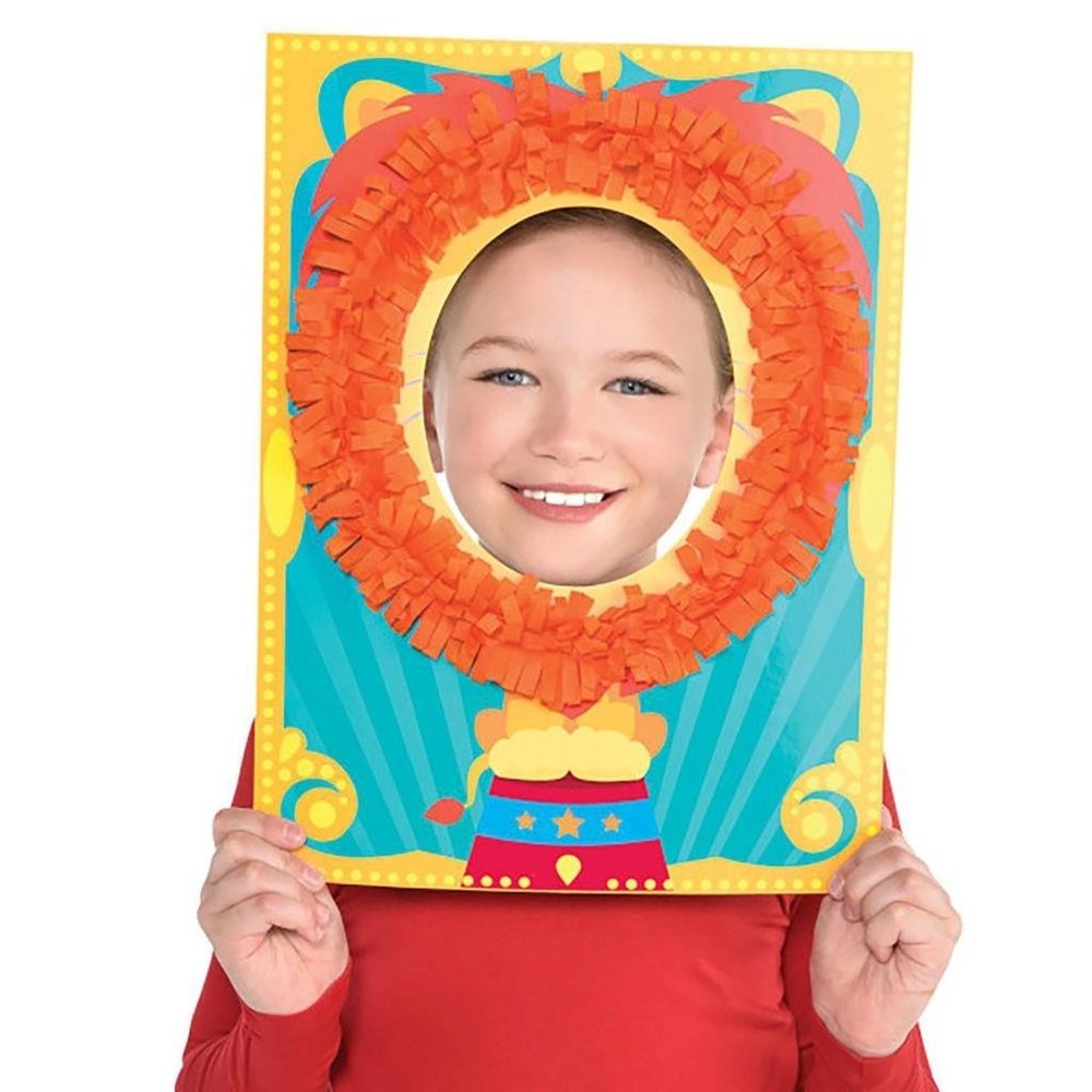 Carnival Lions Head Mane Large Photo Prop Birthday Party Circus Decor 1 Ct