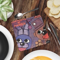 Five Nights at Freddy’s 16 Count 10″ Square Beverage Napkins