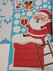 Christmas decorations. Centerpiece, banner, selfie props, shaped fans, Decals