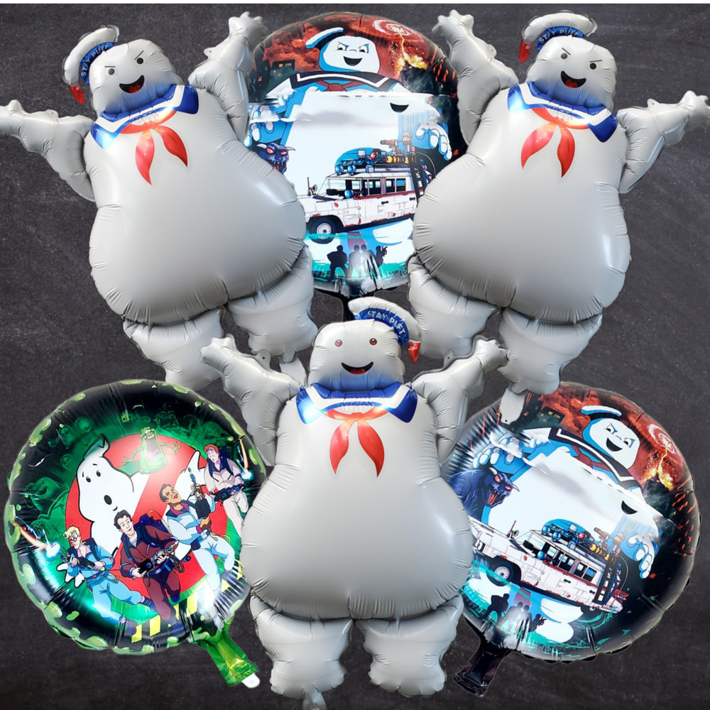 6 ghostbusters foil balloon party happy birthday supplies decoration halloween