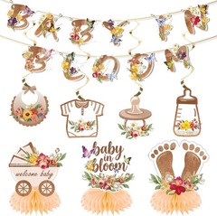 «Baby in Bloom» Baby Shower Decorations NEW