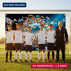 World Cup Backdrop 2026 43×71 Inches Multiple Flags Design Backdrop Stadium Atmo