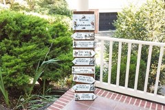 Alice in Wonderland Blue Arrows & Signs Tea Party Decorations
