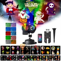 Christmas Light 16 Slides Film Moving Projector LED Laser Outdoor Landscape Lamp