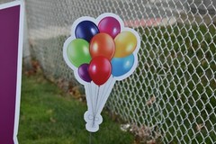 Happy Birthday Yard Sign Lawn Letters and Decorations 17 pcs Stakes Included