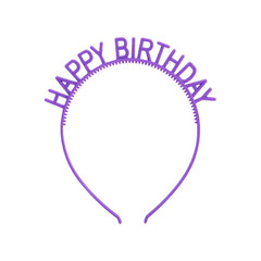 6PCS Colorful Happy Birthday Letter Headband Birthday Party Decoration Happy Bir