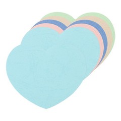 Assorted Colors Mini Heart Shaped Paper Cutouts Bulletin Board 2.5 In 100PK