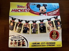 Disney Junior 12’ Mickey Mouse Photo Garland Holds 13 Photos – No. 220433