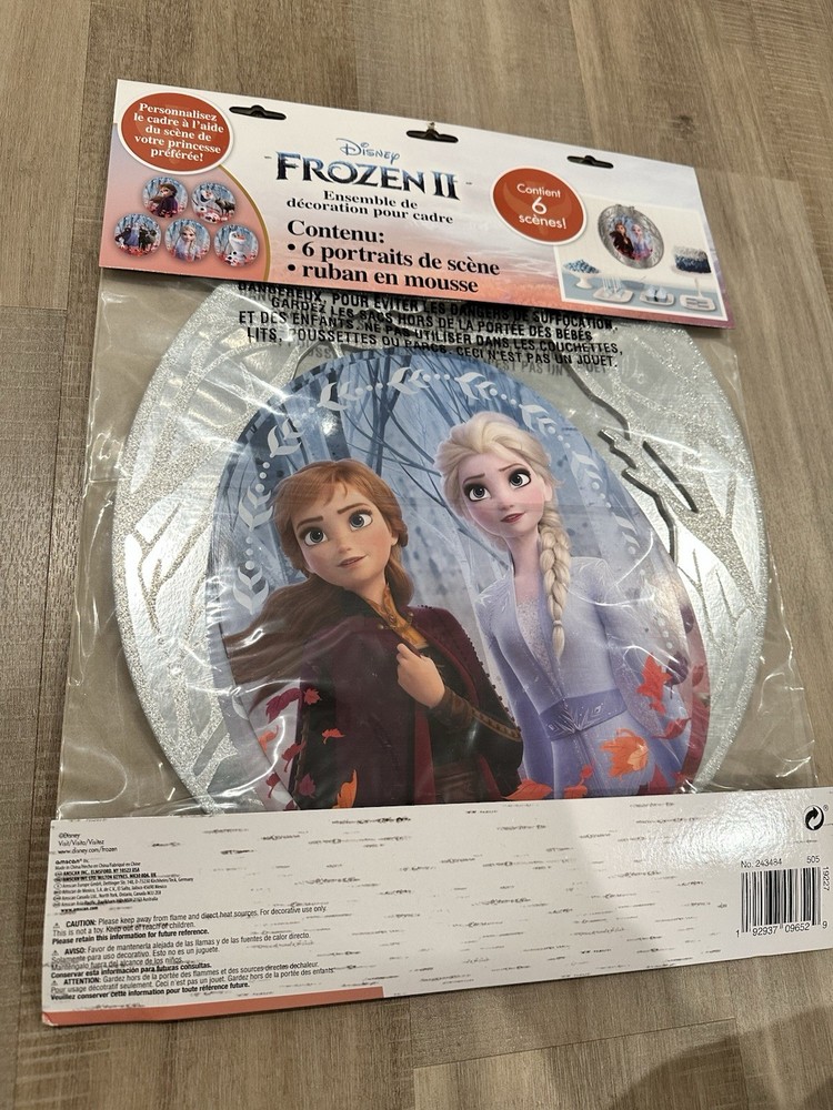 Disney Frozen II Frame Decorating Kit Elsa Anna Party Decor Craft Cutouts NEW