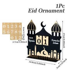 Ramadan Calendar Countdown Decorations for Home Eid Mubarak