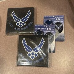 NWT Official U.S. Air Force Party 2 Sets of Napkins & 2 Sets of Balloons