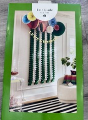 Kate Spade New York Decor Kit Streamer Honey Comb and Customizable Letter Kit