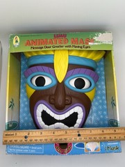 2006 Talking Tiki Face Mask Moving Eyes Motion Activated Luau Animated See Video