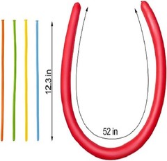 200 PCS Latex Twisting Balloons 260Q Magic Assorted 200, Multicolor