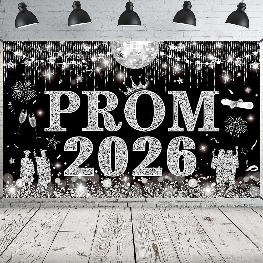 Graduation Decorations Class of 2026, Extra Large Fabric Congrats Grad