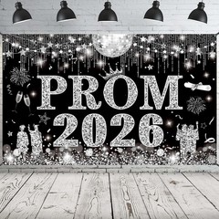 Graduation Decorations Class of 2026, Extra Large Fabric Congrats Grad