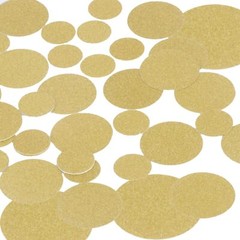 200PCS Gold Round Confetti 3/2/1 inch Gold Dots for Table Decor Party