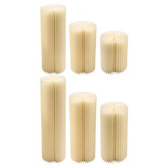 3* Foldable Paper Column Display Stands Cylinder Flowers Stand Dessert Table USA