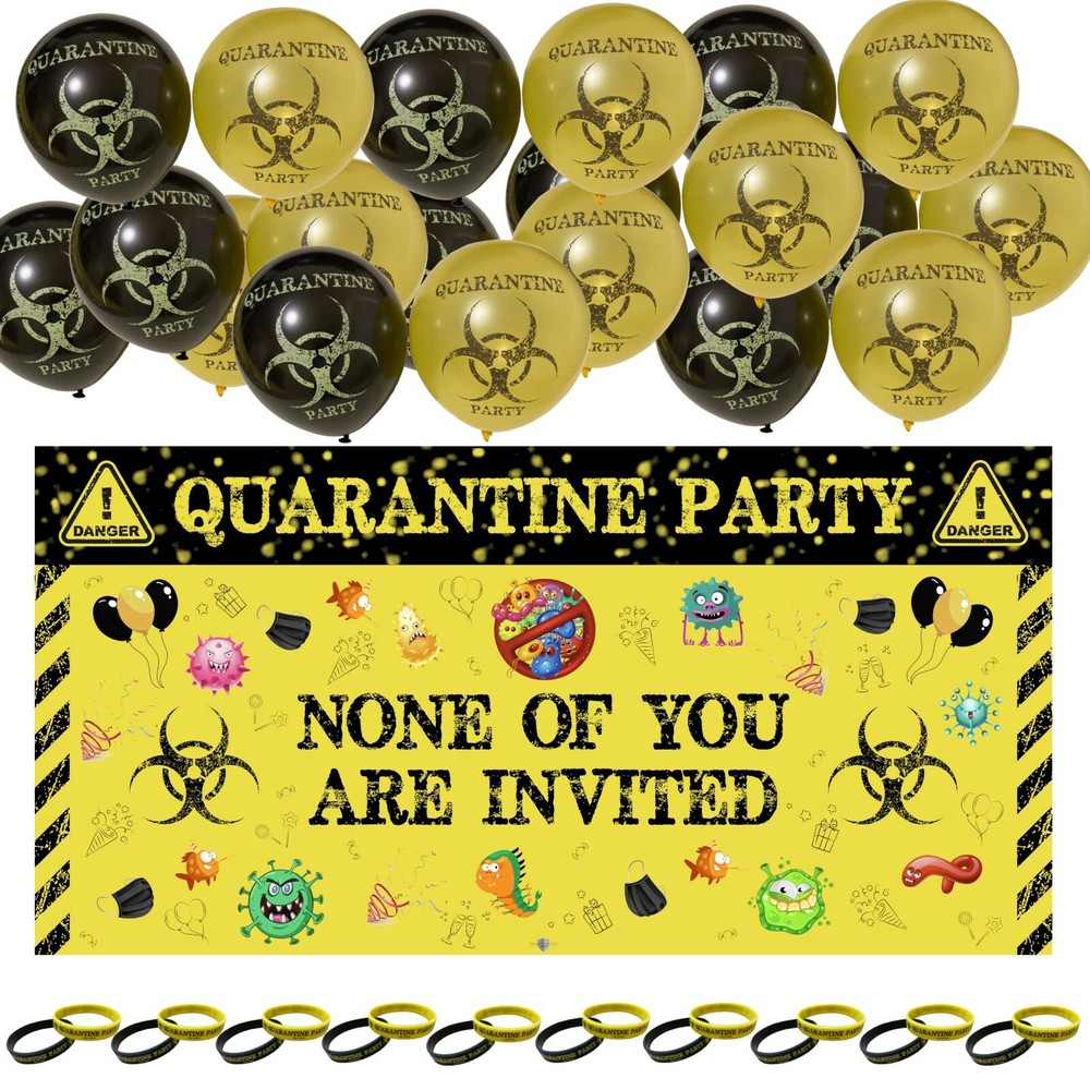 Quarantine Party Decorations Bundle Kit