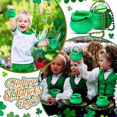 Mini Cauldron Pot with Handle, Multi-Purpose St Patrick’s Decorations (24 Pack)