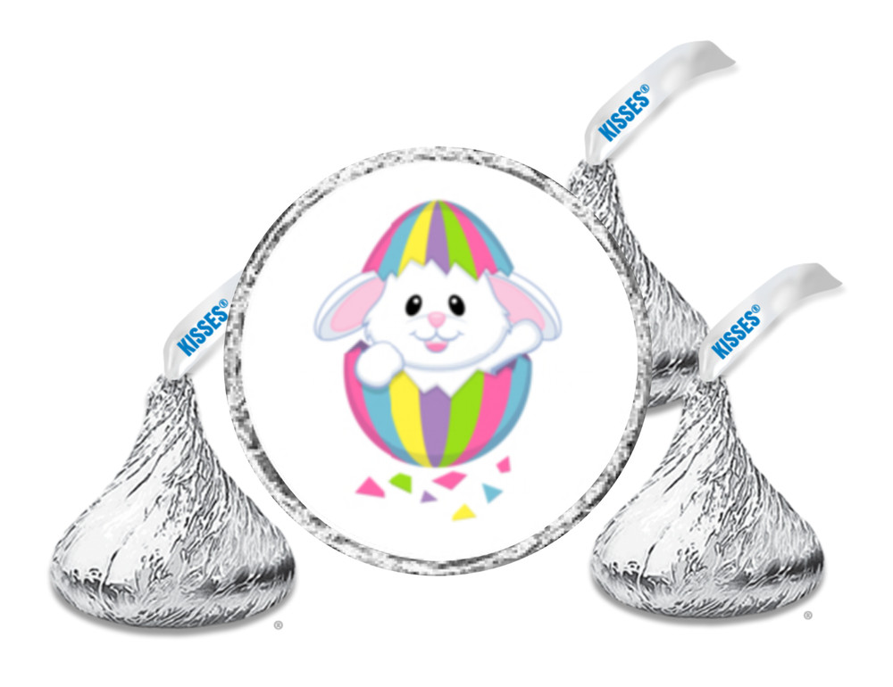 108 Easter decorations hershey kiss labels, stickers, tags