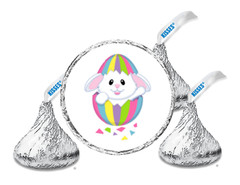 108 Easter decorations hershey kiss labels, stickers, tags