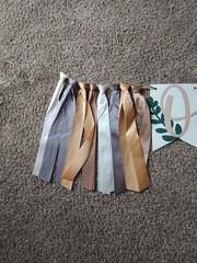 Pre-Strung 6ft Oh Baby Banner Neutral Baby Shower Decorations Woodland