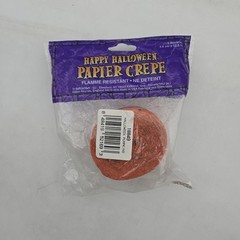 Vintage Happy Halloween Crepe Streamer by Amscan | NEW 42 Feet Long