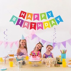 Vibrant Lightweight Birthday Banner – No DIY Required for Instant Celebration