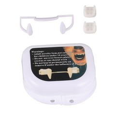 Halloween Scary Fangs Retractable Teeth for Party Cosplay Vampire Zombie Costume