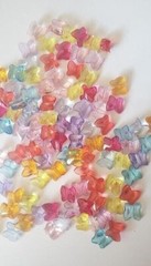 CraftbuddyUS 100 Acrylic MIXED Crystal Butterflies Wedding Table Confetti, Deco