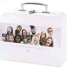 Talking Tables Photo Booth Party Prop Set Balloon Frame 14 Piece Set In Case