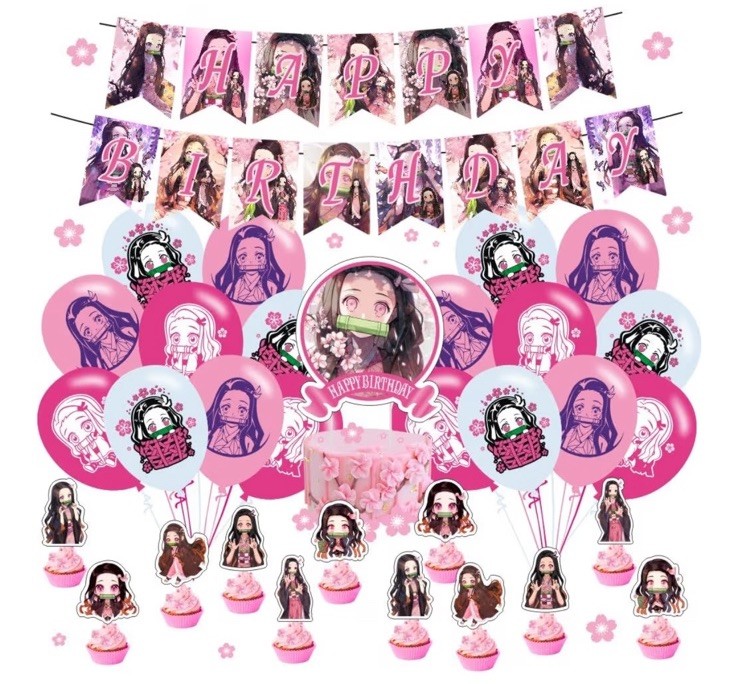 Nezuko Birthday Decorations