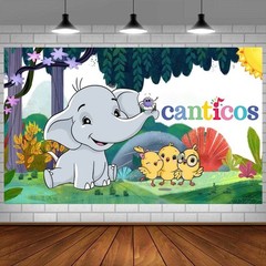 Canticos Party Supplies Backdrop Banner Poster Vinyl Birthday Gift 5x3ft 7X5ft