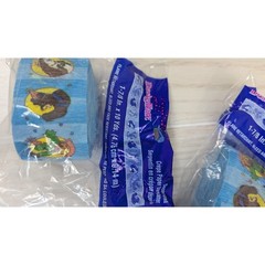 Franklin the Turtle DesignWare Crepe Paper Streamers Lot of 3 10 Yd rolls Blue