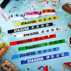 Teling 1200 Pcs over 21 Paper Wristbands Events Wristbands Colored Waterproof…