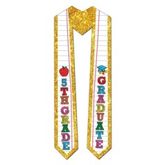 5th Grade Graduation Decorations Stole Fifth Grad Gifts 2026 Ceremony Props