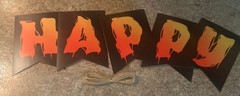 Happy Halloween Party Banner