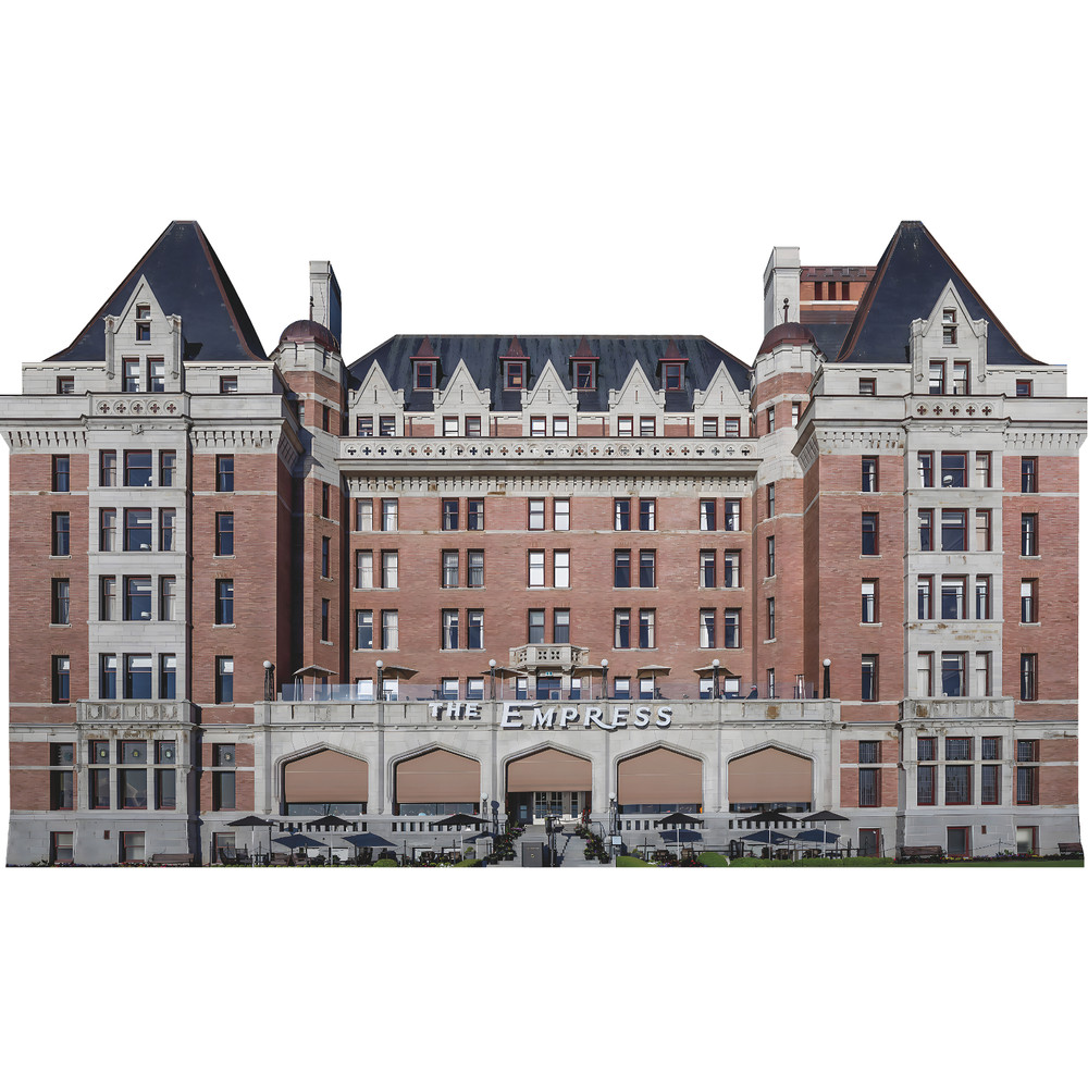 H13681 Fairmont Empress Hotel Victoria British Columbia Canada Cardboard Cutout